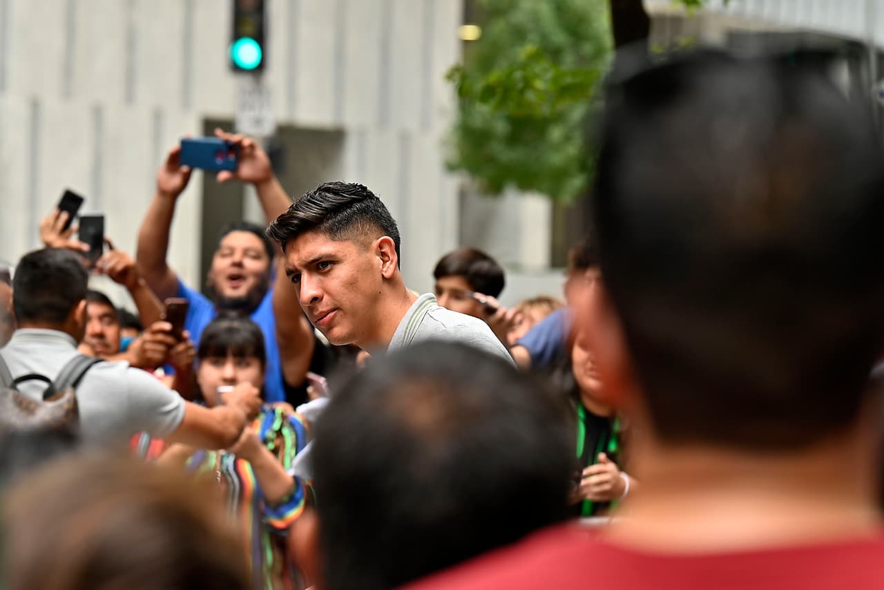 Los fanáticos recibieron a la Selección Mexicana en Phoenix Arizona, donde este martes se enfrentarán con Haití en la Semifinal de la Copa Oro.