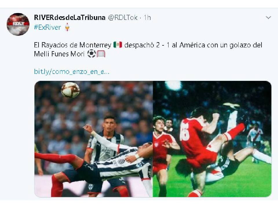 No paran los elogios a Funes Mori.