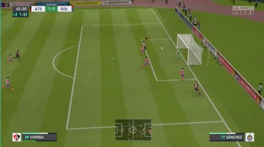 Fernando Beltrán se puso las ìlas en el segundo tiempo y consiguió el gol del empate para dividir los puntos.