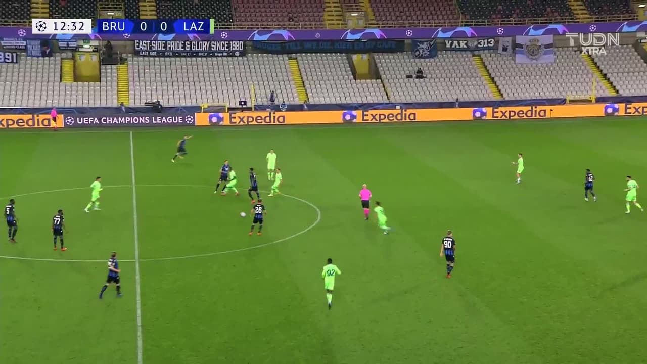 ¡Gol de Lazio! Joaquín Correa abrió el marcador en Bélgica