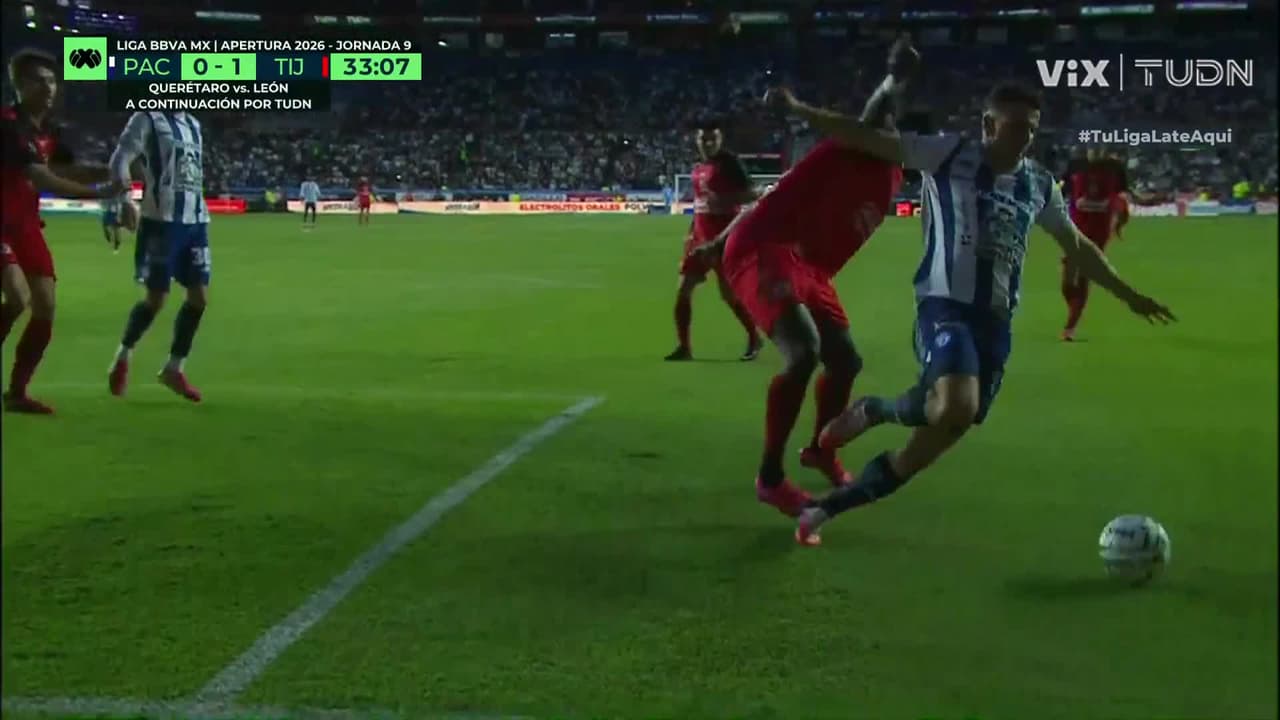 ¿Era penal para Pachuca? Tuzos y Xolos encienden los ánimos por la marcación