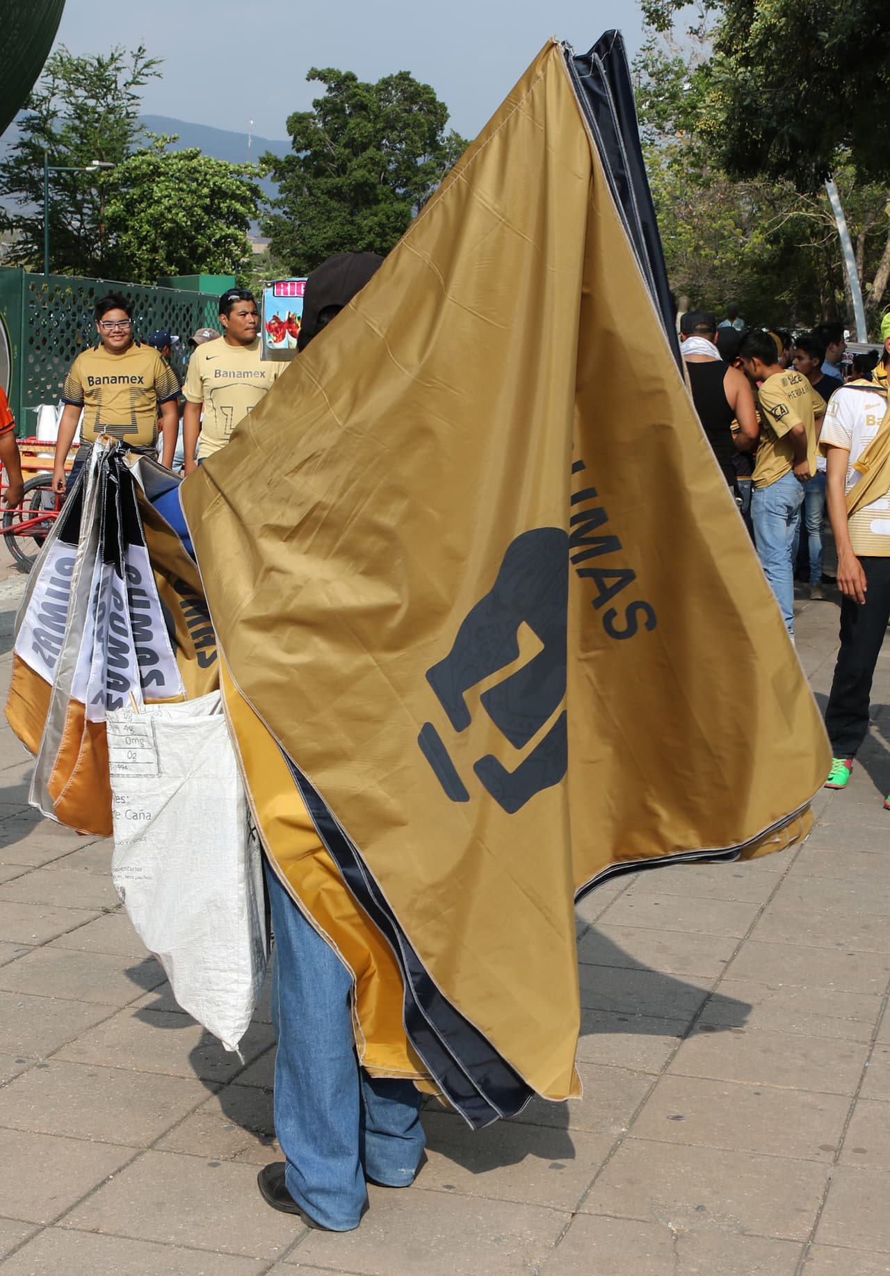 Los aficionados universitarios que hicieron el viaje no se fueron decepcionados. Los Pumas dieron una gran exhibición.