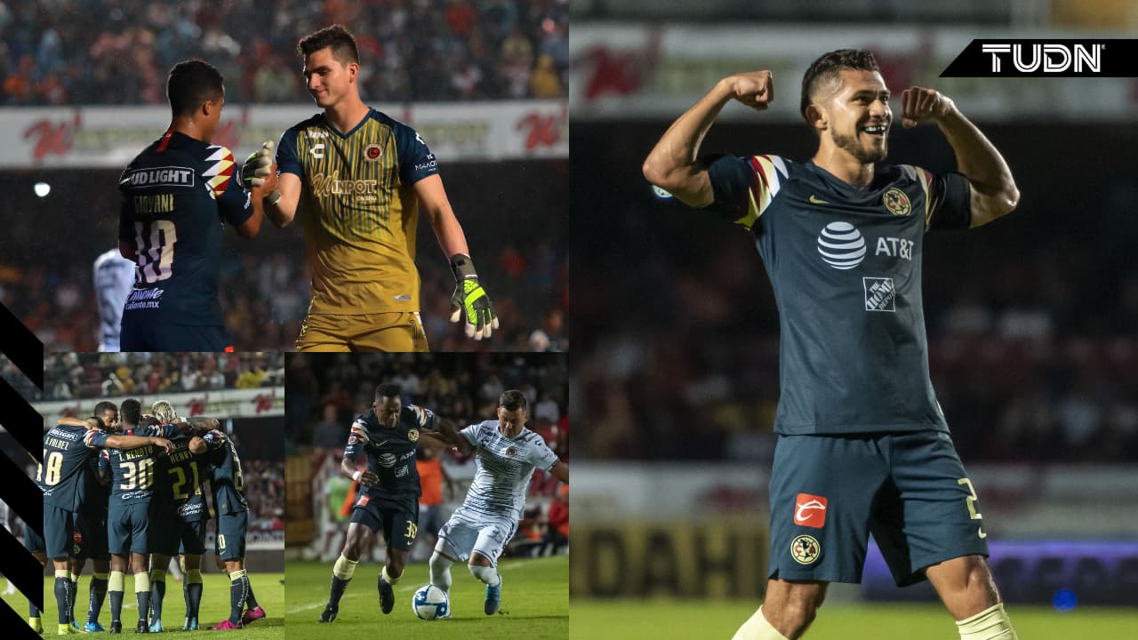 Con triplete de Henry Martin y goles de Nico Castillo y Bruno Valdez, el américa golea 05- en su visita al Veracruz.