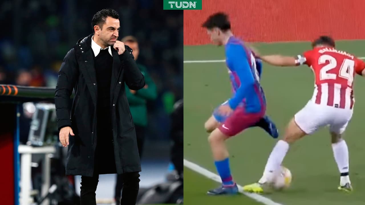 Pedri cautiva a Xavi Hernández con un túnel y lo compara con Iniesta