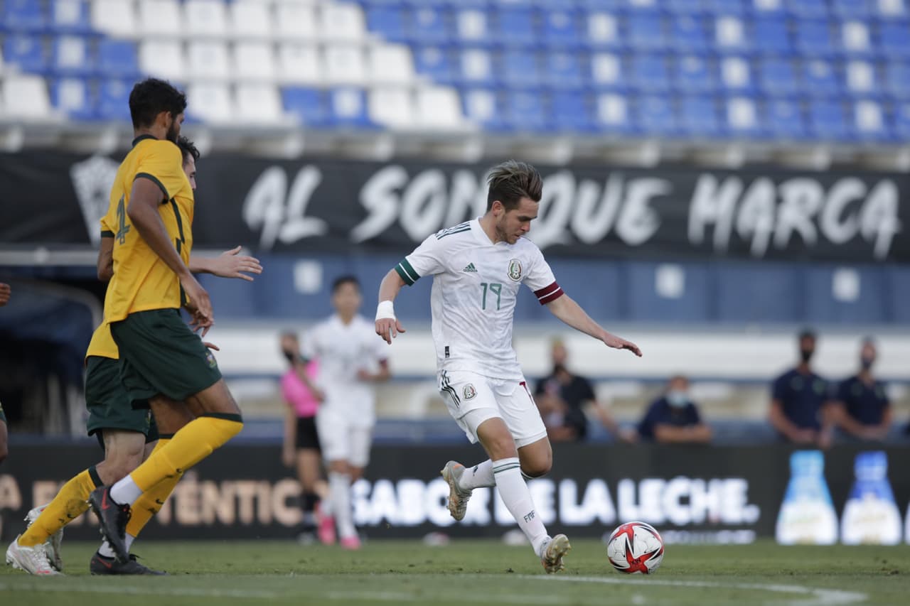 México continúa imbatible en la gra de preparación rumbo a Tokio y se imponen 3-2 a Australia con goles de Jesús Angulo, Erick Aguirre y Kevin Álvarez.