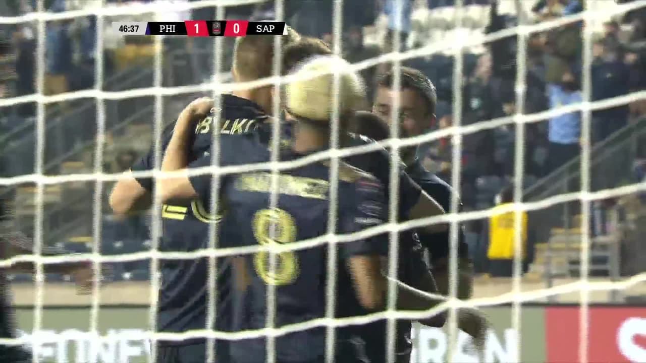 ¡Gol de Philadelphia Union! Monteiro puso el 1-0 ante Saprissa