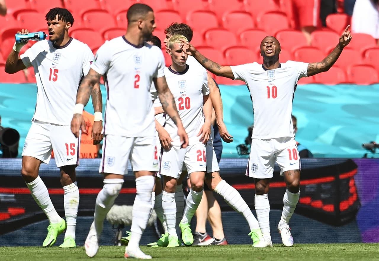 Inglaterra derrota por la mínima a Croacia durante su primer encuentro en la Euro 2020. Raheem Sterling (57') fue el autor del único tanto del encuentro. Es la primera victoria de los 'Tres Leones' en el grupo D.