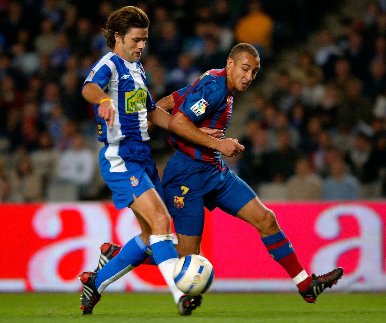 Enfrente, en el Espanyol, se vio las caras con sus compatriotas: Maxi Rodríguez, Mauricio Pochettino y Hugo Ibarra.