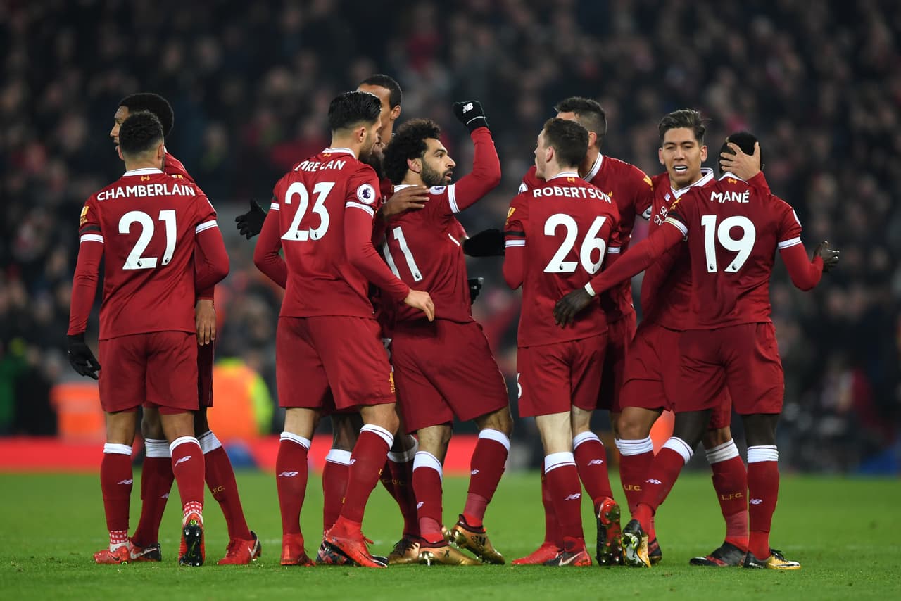 Liverpool celebró así un triunfo 4-3 contra Manchester City que lo pone en el tercer lugar de la Premier League y que, a pesar de la lejanía en puntos, le da un mensaje al líder, ya sin invicto.