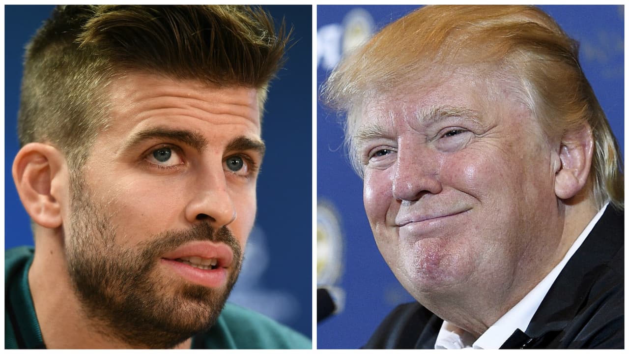 Gerard Piqué alienta a votar contra Donald Trump