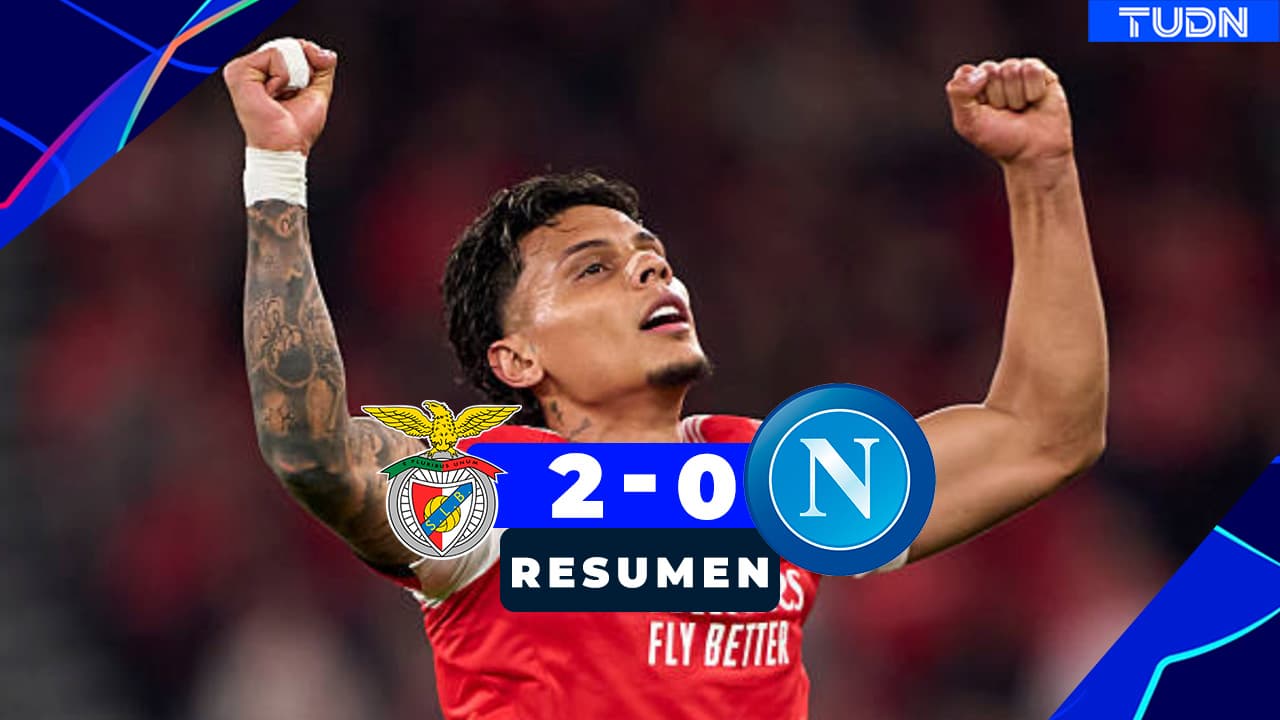 Resumen | Benfica saca un vital resultado vs Napoli