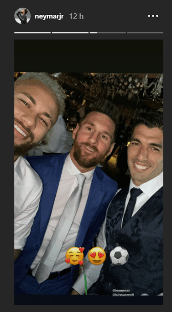 Messi, Luis Suárez y Neymar, juntos de nuevo