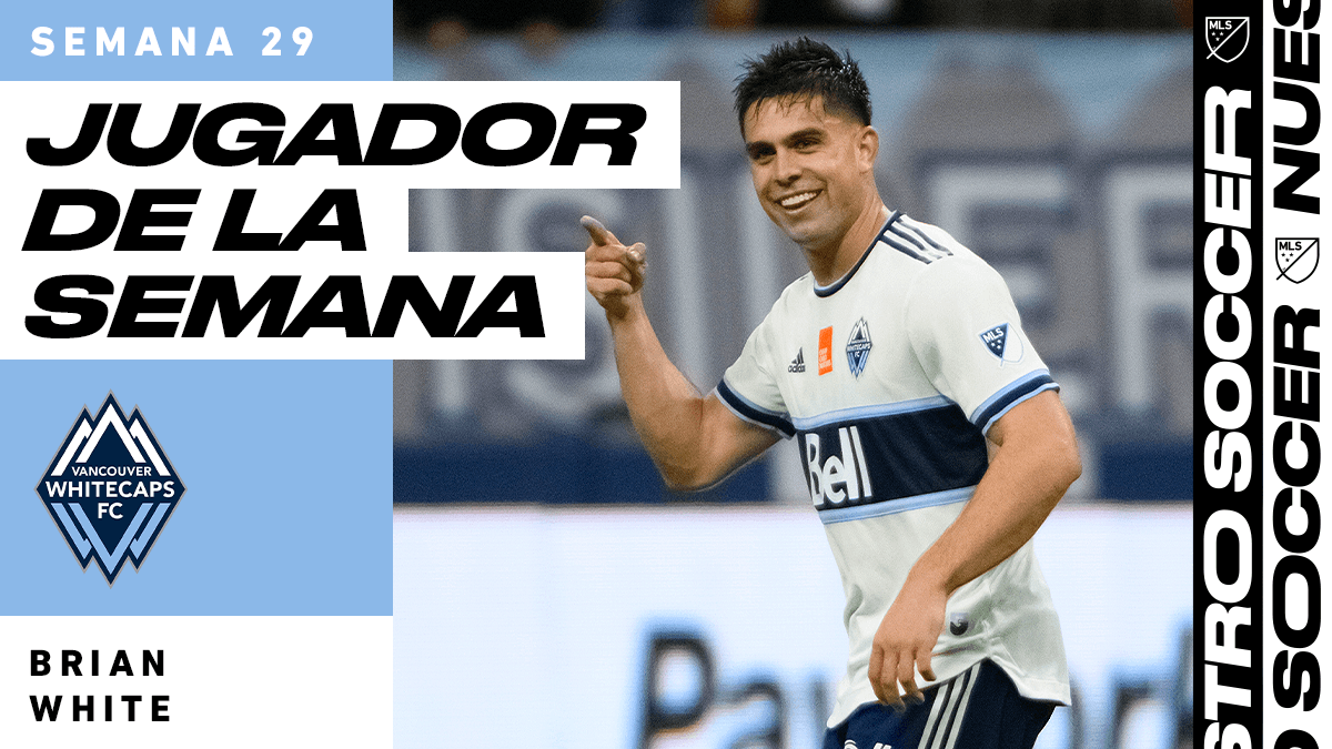 Con un triplete frente a San Jose, Brian White es el Jugador de la Semana 