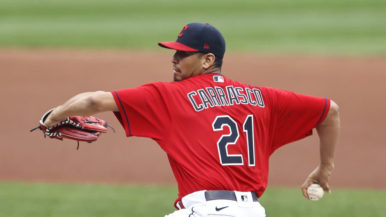 Carrasco presenta molestias en codo y puede perderse el opening day