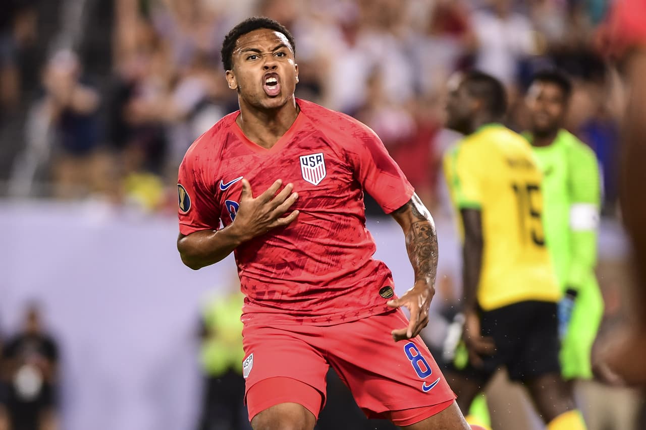 Con un gran zapatazo desde los linderos del área chica, el joven Weston McKennie puso por delante a los de las barras y las estrellas temprano en el partido.