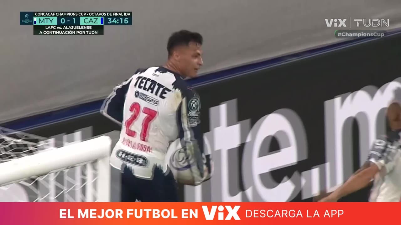 Gol del Monterrey, Gol de Roberto De la Rosa, Monterrey vs. Cruz Azul, 1-1