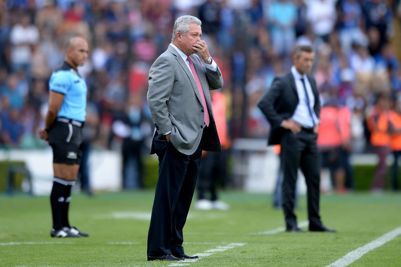 during the game Queretaro vs Cruz Azul, corresponding to day 3 of the Torneo Apertura 2019 of the Liga BBVA MX, at La Corregidora Stadium, on August 03, 2019. <br><br> durante el partido Querétaro vs Cruz Azul, correspondiente a la jornada 3 del Torneo Apertura 2019 de la Liga BBVA MX, en el Estadio La Corregidora, el 03 de Agosto de 2019.