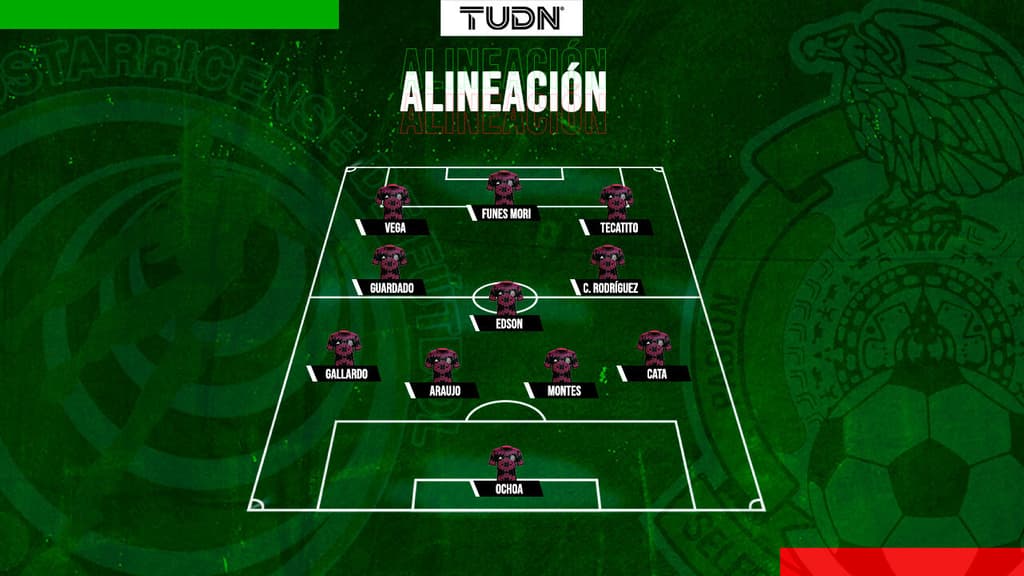 Alineación de México tendrá cuatro cambios ante Costa Rica | TUDN Copa