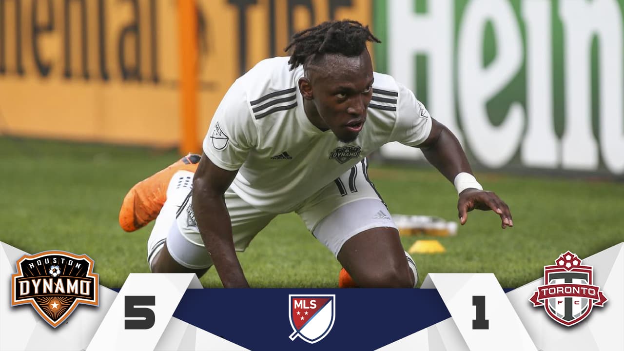 Houston Dynamo goleó al Toronto FC que tiene la cabeza en Chivas