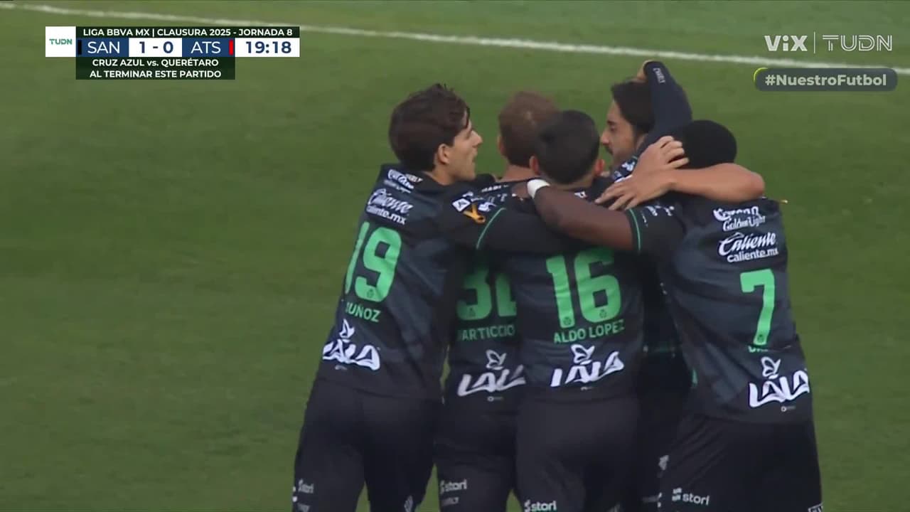 ¡Jugada de pizarrón! Bruno Barticciotto abre el marcador con un gran cabezazo