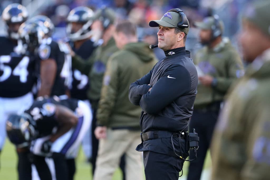 Con marca de 4-5 se queda Baltimore y no solo está en duda un posible pase a la postemporada para los Ravens sino también si es el último año de John Harbaugh como head coach.