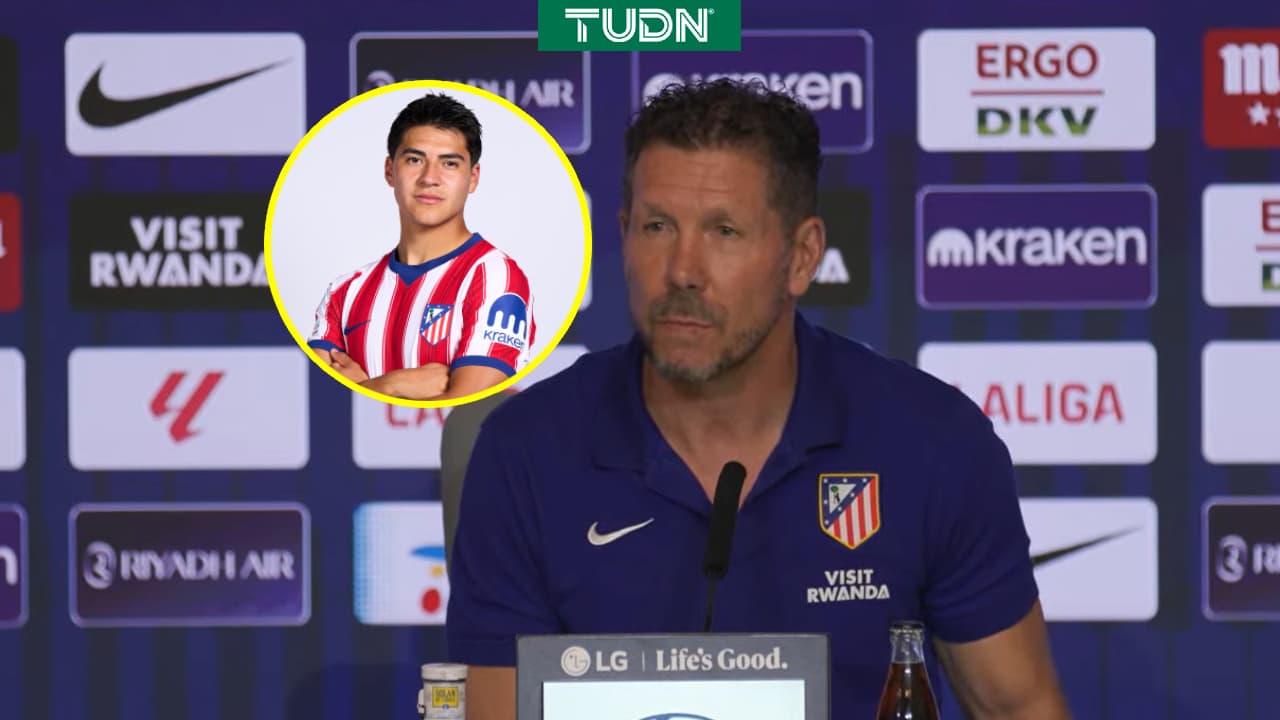 Simeone lanza mensaje a Obed Vargas tras quedarse en el Atlético de Madrid