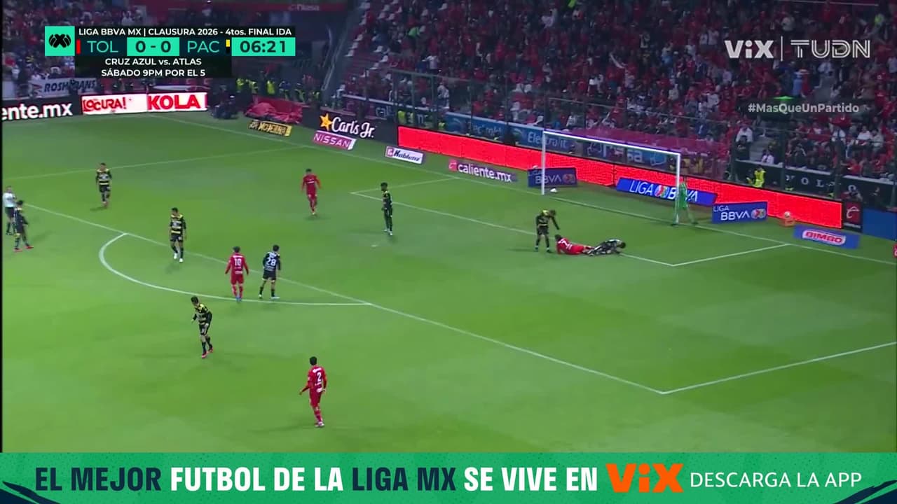 ¡PRIMERA POLÉMICA DEL PARTIDO! ¿Pudo ser penal para el Toluca?