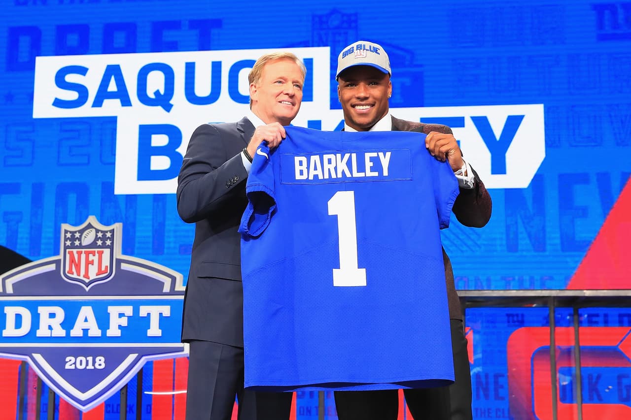 Saquon Barkley, RB, New York Giants - 82 OVR