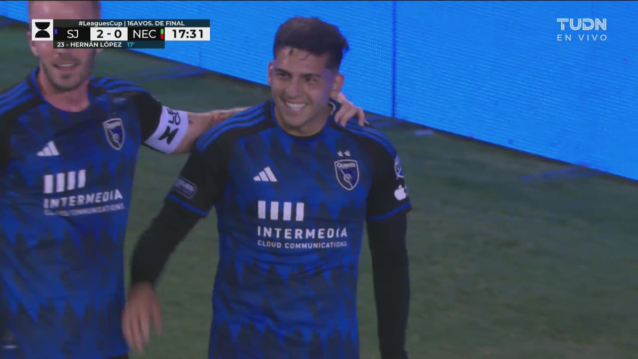 ¡Uno más de San Jose! Hernan repite la dosis y es el 2-0