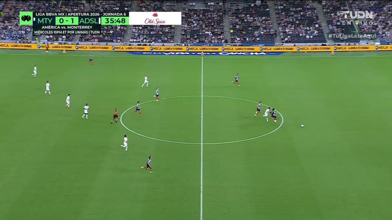 ¡GOL!  anota para Atlético San Luis. Rafa Llorente