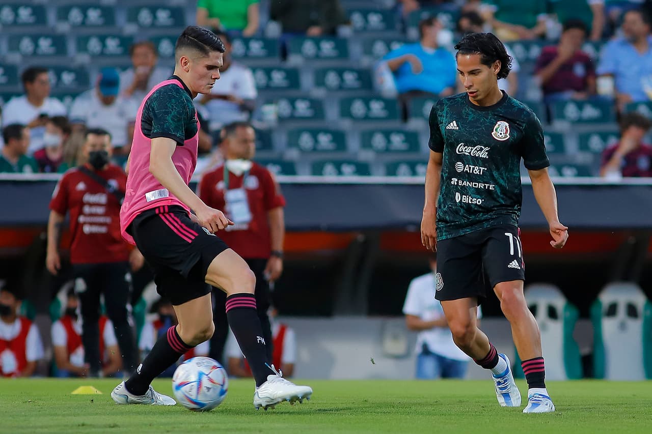Erick Gutiérrez, Diego Lainez y Jorge Sánchez llegan con la Selección Mexicana