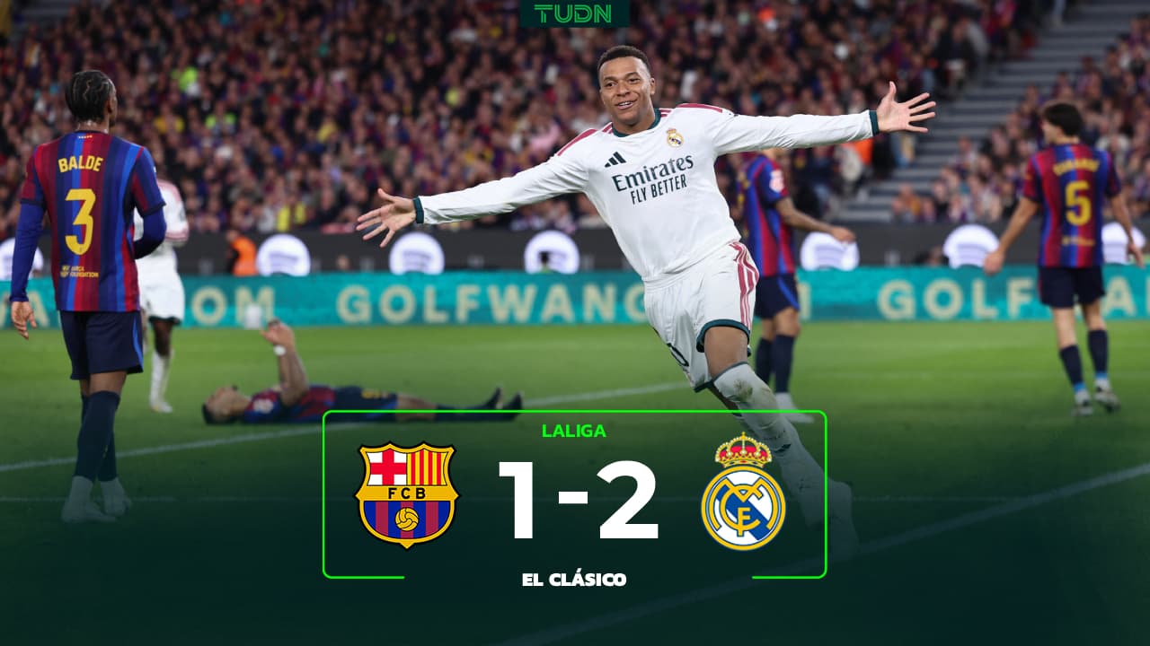 Real Madrid silencia el Camp Nou con gol de Mbappé