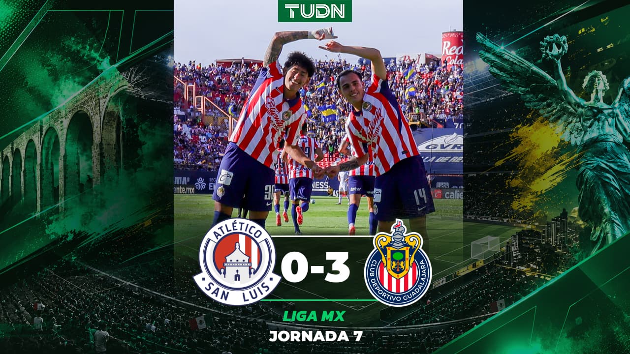 San Luis vs. Chivas: Goles, resultado y resumen del partido Apertura 2026 Liga MX