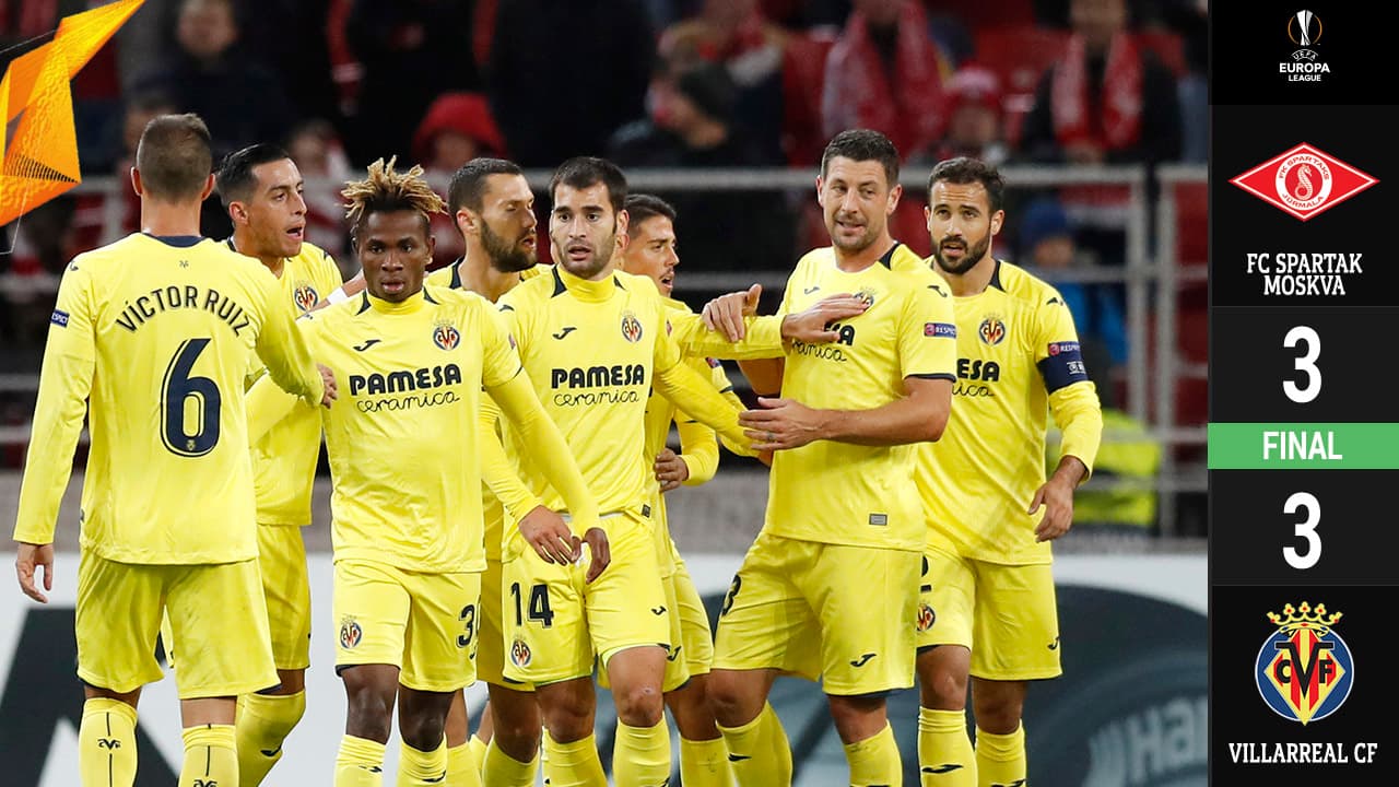 Villarreal rescata agónico empate con Layún en cancha