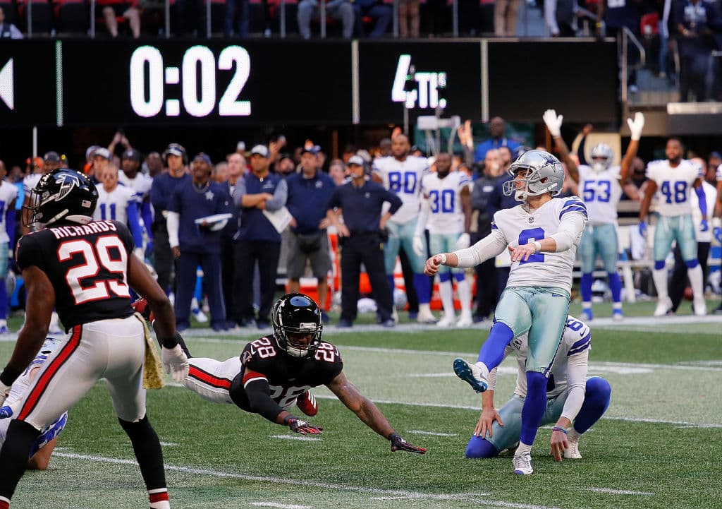 <b>Brett Maher, K Dallas</b>. Fue el séptimo pateador con más goles de campo (29) conectados en la campaña regular. Se fue de 6-7 en goles de campo de más de 50 yardas.