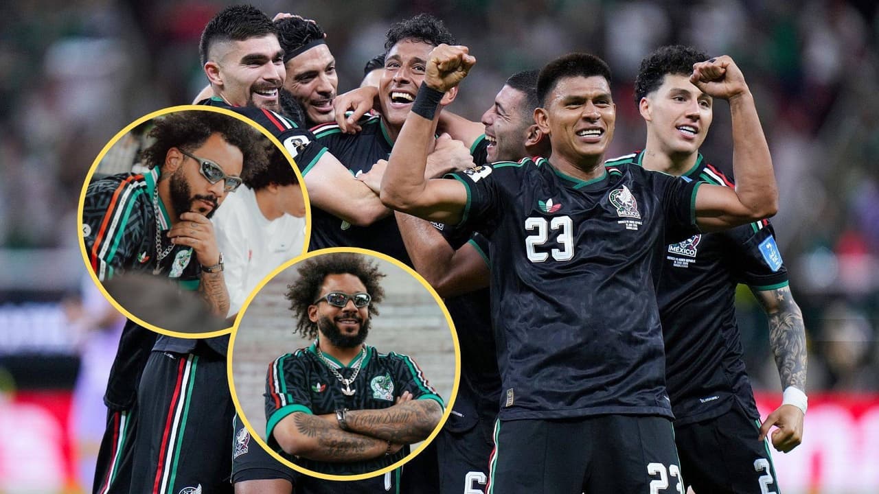 Marcelo mostró su apoyo a la Selección Mexicana ante Corea del Sur