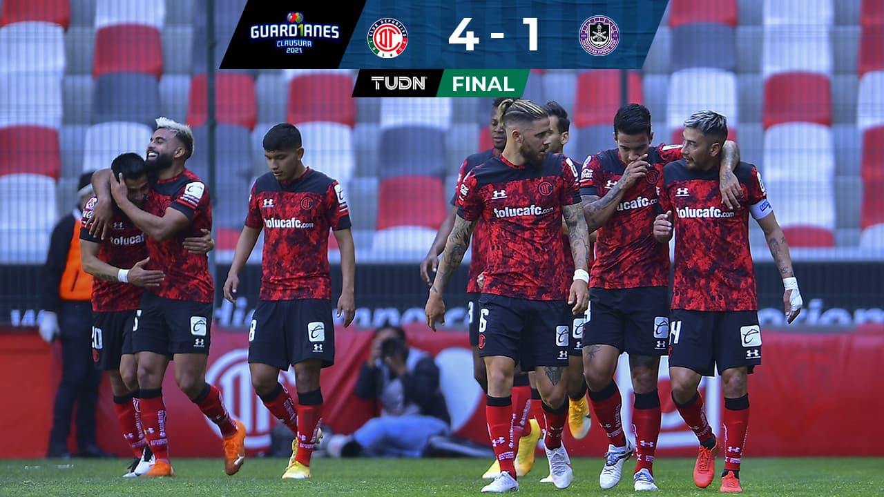 Hat trick de Canelo y golazo de Sambu: Toluca vence a Mazatlán FC