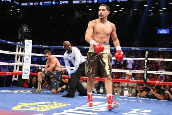 Salka visitó la lona tres veces en la segunda vuelta.