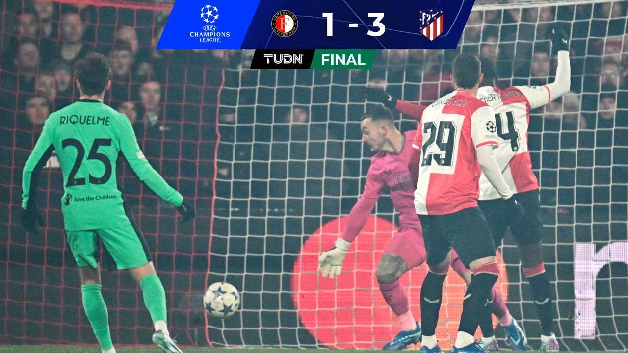 Atlético de Madrid 'condena' al Feyenoord a la Europa League