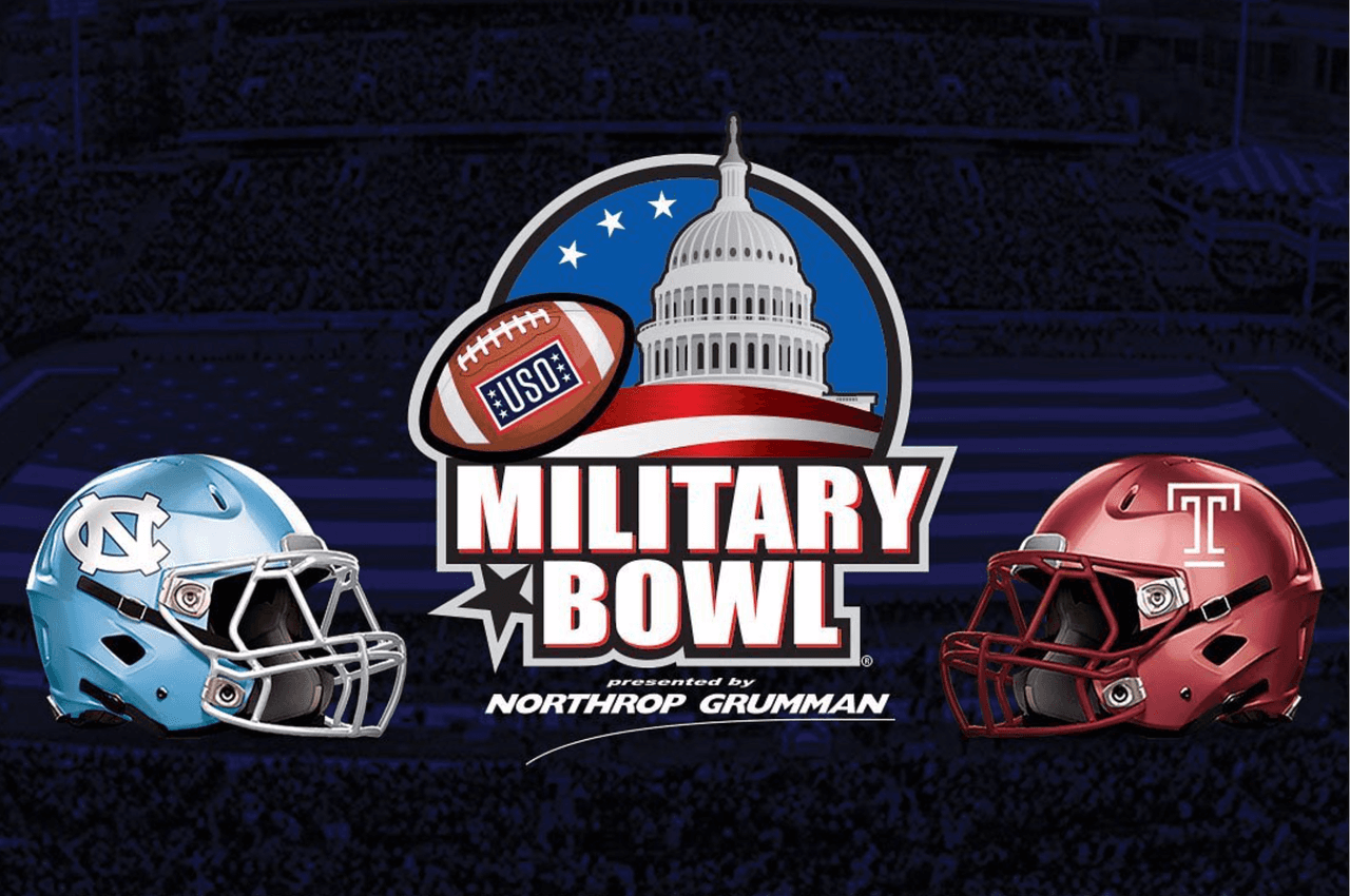 North Carolina 55-13 Temple en Navy-Marine Corps Memorial Stadium, Annapolis, MD, el 27 de diciembre.