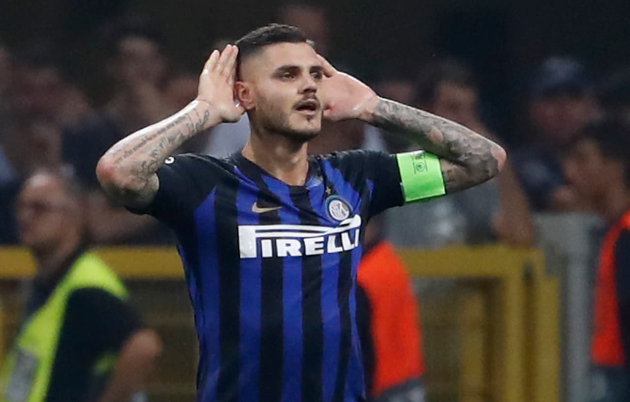 Al minuto 40 del segundo tiempo, el argentino Mauro Icardi marcó un golazo con un rema de volea desde afuera del área para igualar el partido 1-1.