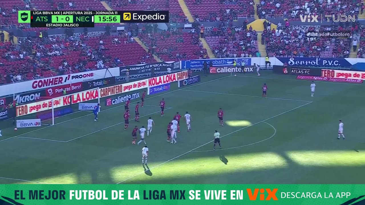 ¡Gol de necaxa! En menos de 5 minutos Jacob empata el marcador