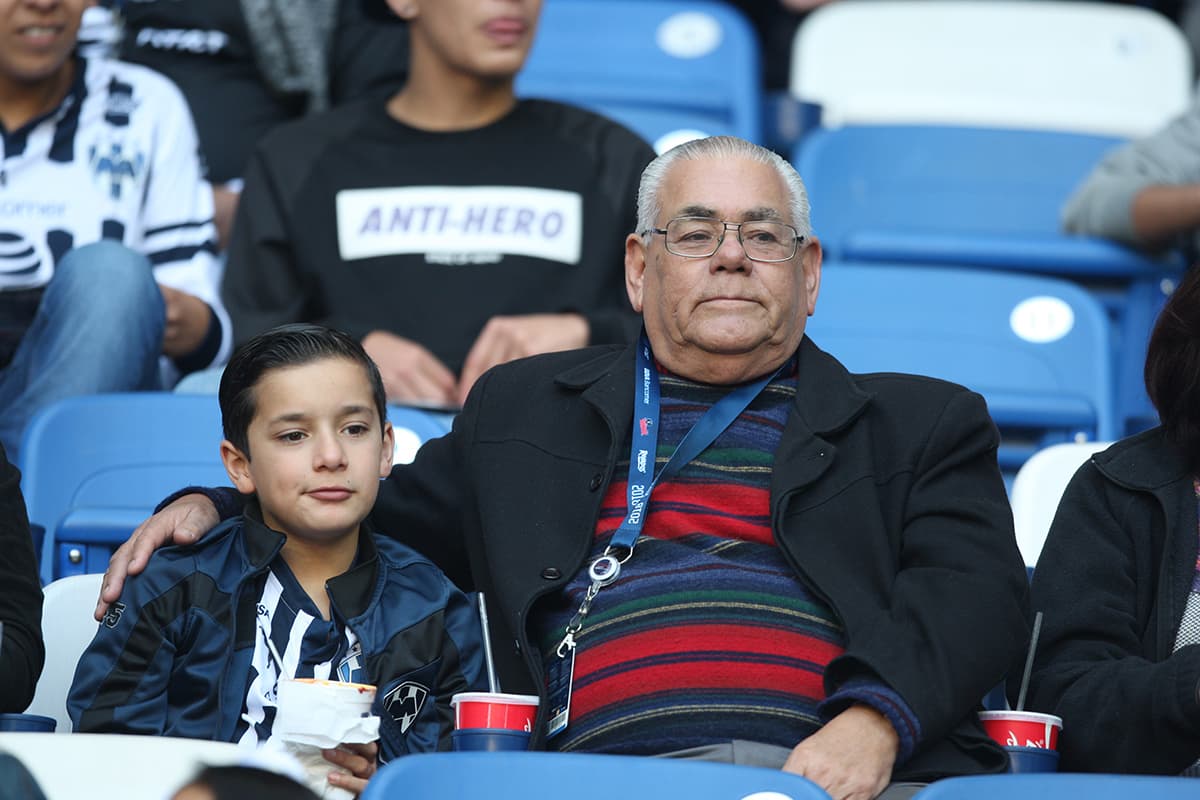 Los fanáticos de Rayados en el Estadio Bancomer para el juego contra Tuzos en la Jornada 1 del Clausura 2019.