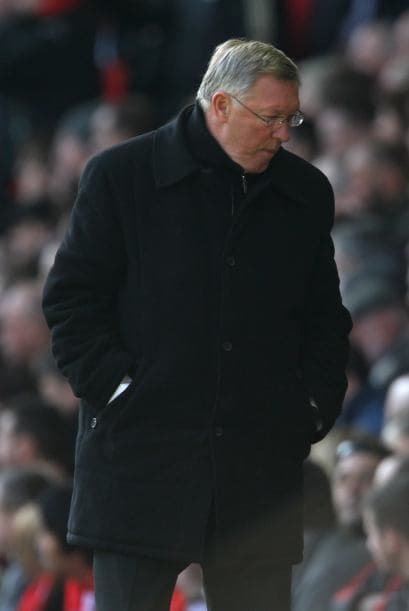 Alex Ferguson, estratega de los 'Red Devils', no podía creer lo que pasaba.