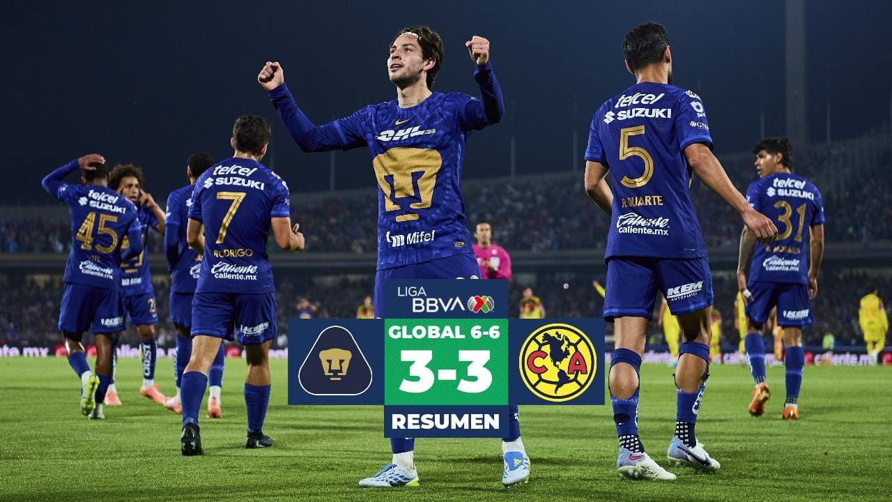 Pumas elimina al América de los Cuartos de Final del Clausura 2026