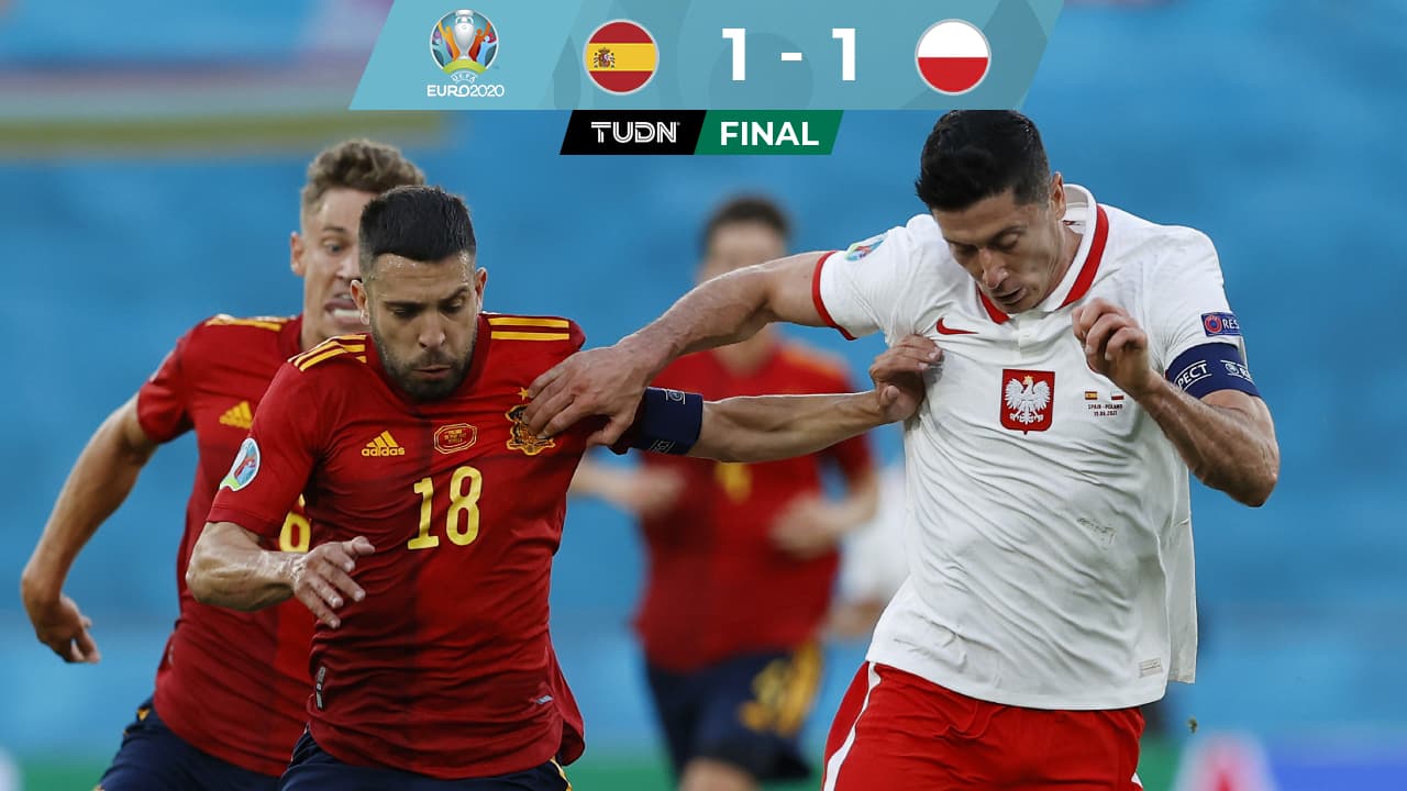 España no puede vencer a Polonia y se conforman con el empate