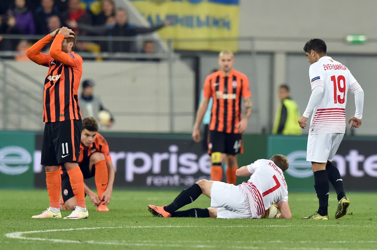 El Shakhtar ha tenido que jugar a cientos de kilómetros de su hogar: primero en Lviv y luego en Kharkiv, perdiendo casi todo su poder de local.