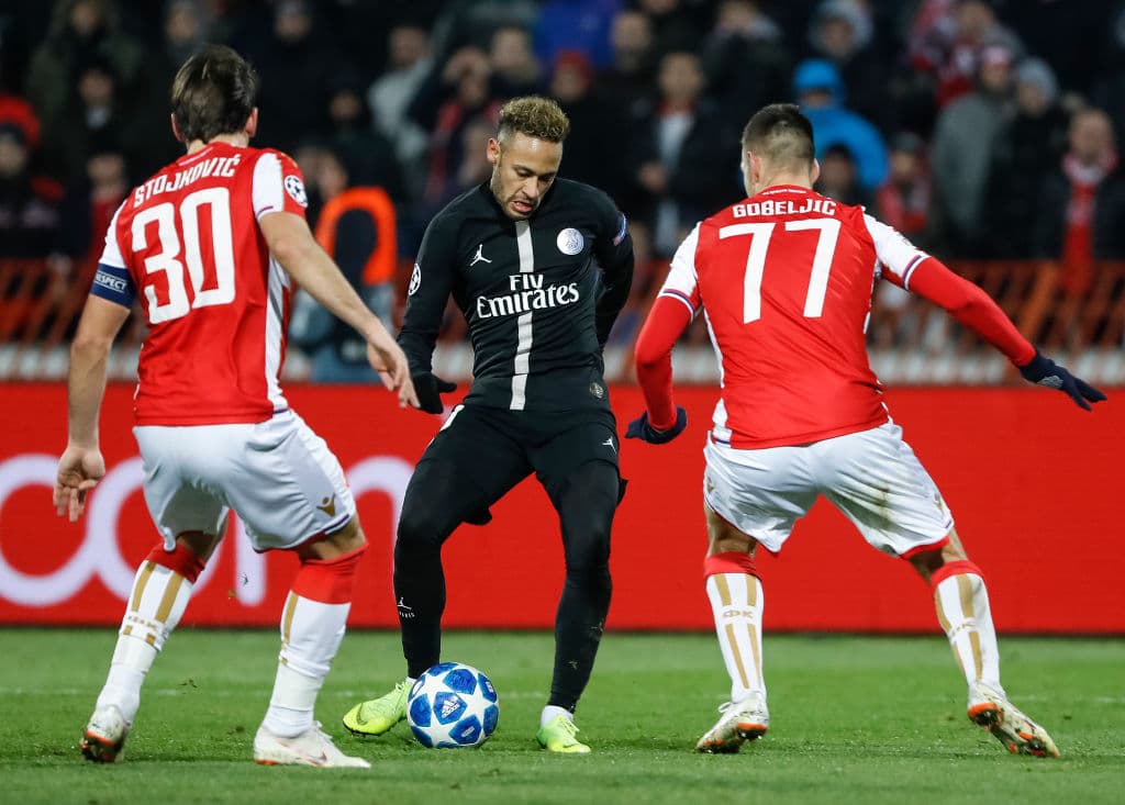 El Estrella Roja en Belgrado había sido un muy duro rival en los partidos de la presente edición de la UEFA Champions League, pero este dueto resquebrajó esa teoría.