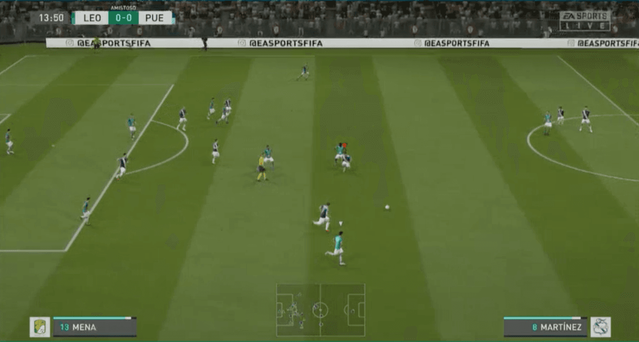 León venció a Puebla en el arranque de la Fecha 12 en la eLiga MX con actuación efectiva de Nicolás Sosa, quien marcó un solitario gol con Ángel Mena y fue suficiente para vencer a la Franja de Santiago Ormeño.