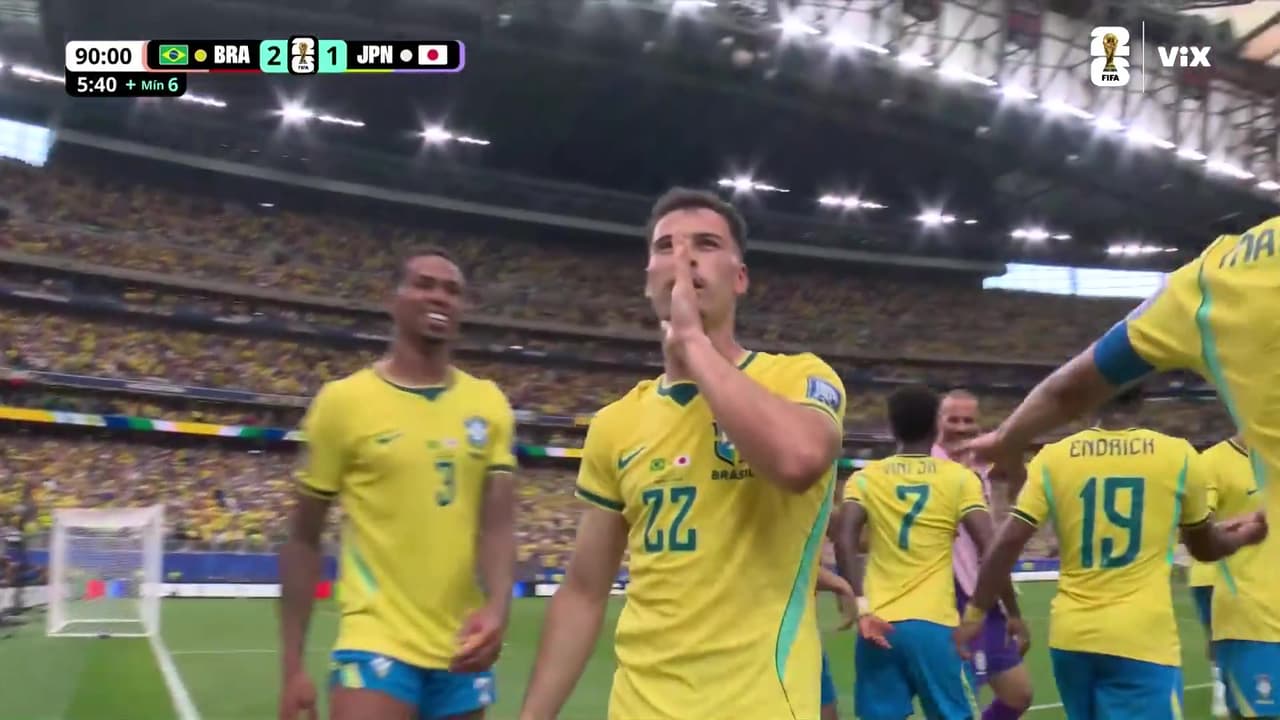 ¡Gol de Brasil! Martinelli firma la remontada y mete a la Canarinha a octavos